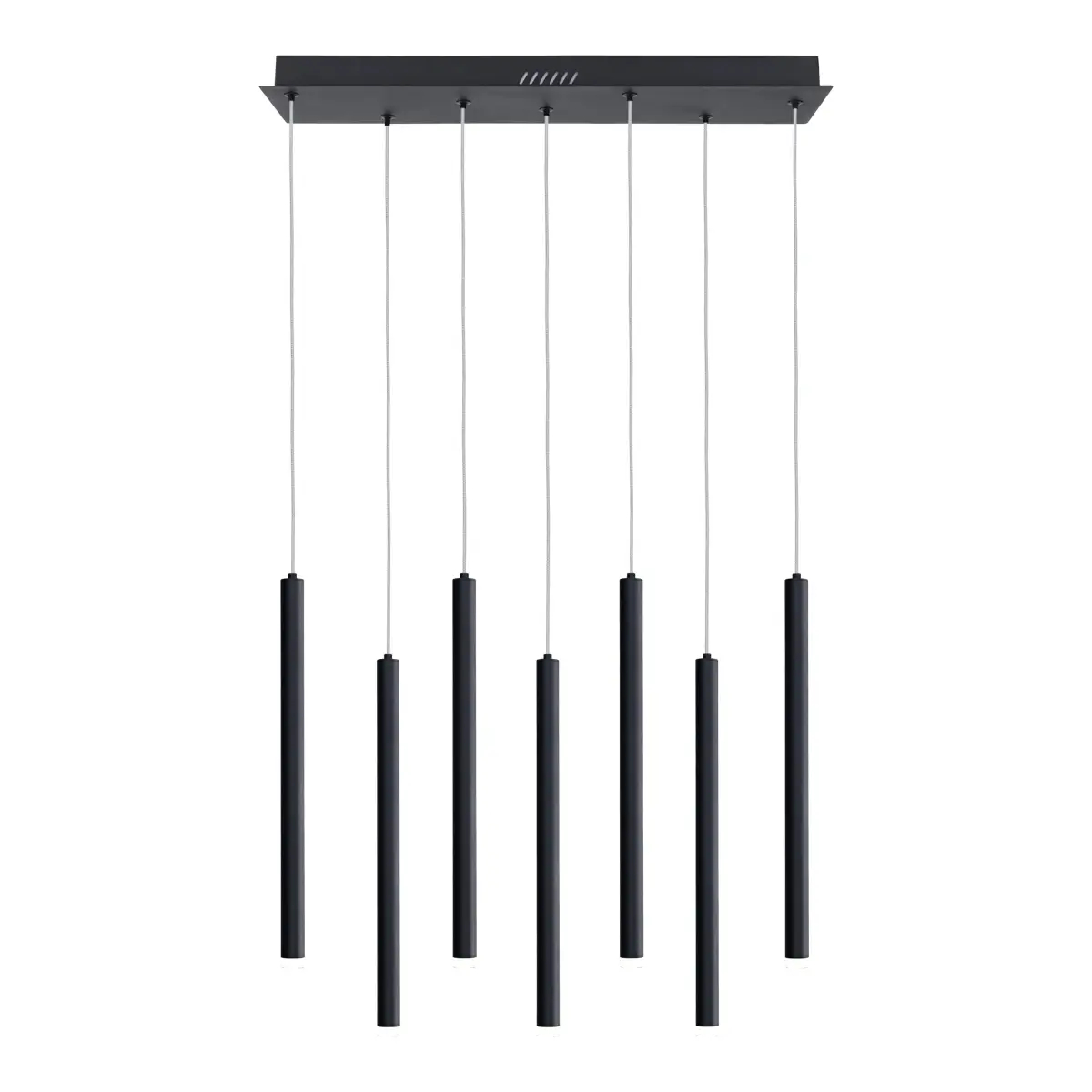 Wielopunktowa lampa wisząca Valdes PND-22302-7-BK LED 35W 3000-6000K czarny