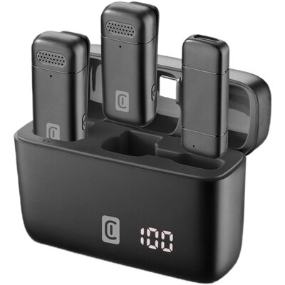 Zestaw mikrofonów CELLULARLINE Talk Pro Czarny