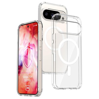 Etui 3MK Hardy LiqForce MagCase do Google Pixel 10/10 Pro Przezroczysty