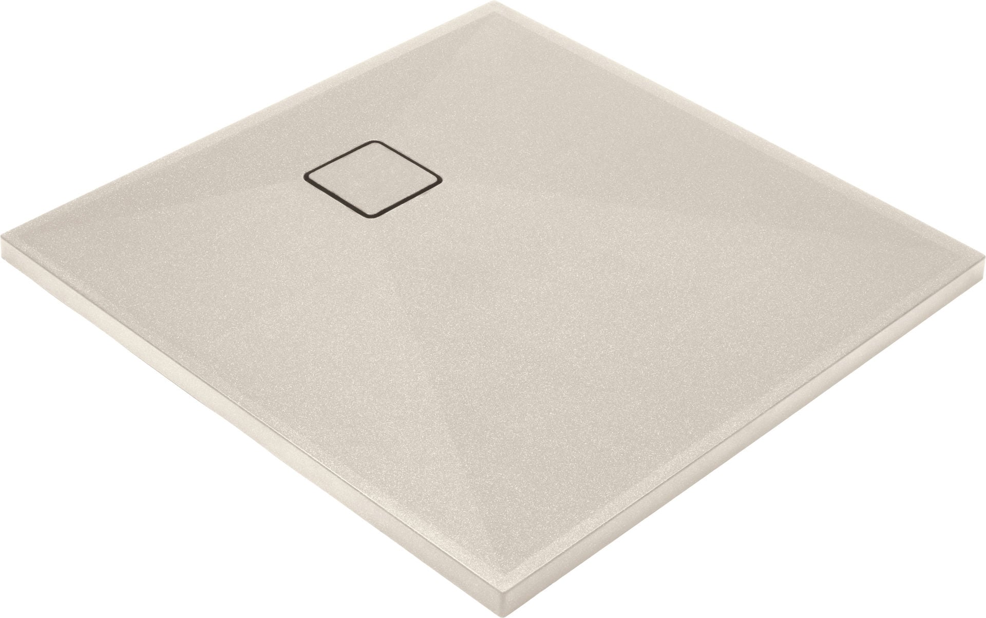 Brodzik kwadratowy Deante Correo 90x90 granit beż KQR_541B