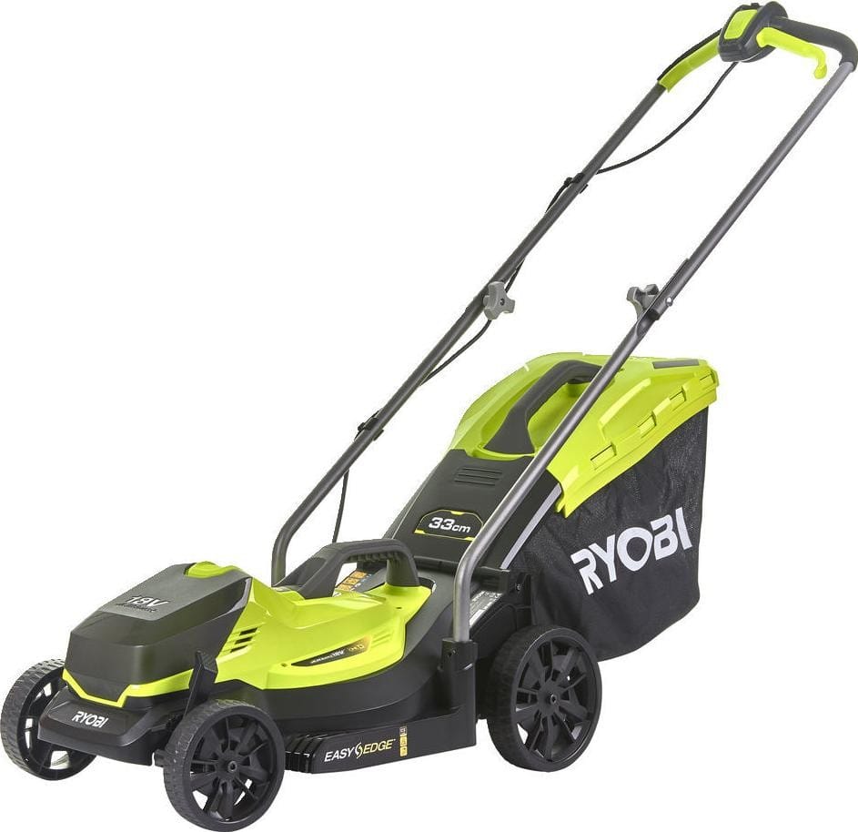 Ryobi cordless lawn mower RLM18X33B40 18 Volt green black Li-ion battery 4,0Ah