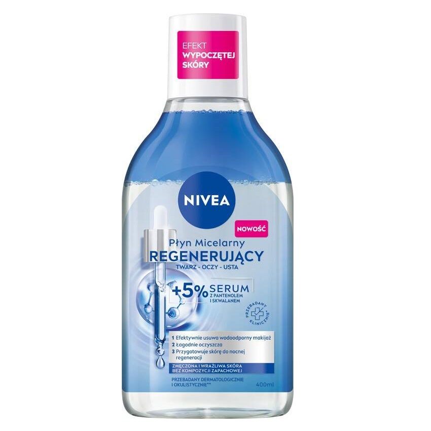 NIVEA Płyn micelarny regenerujący z 5% serum 400ml