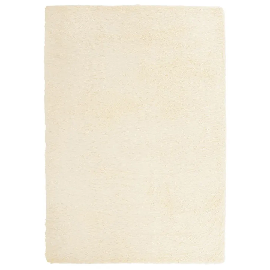Kremowy nowoczesny dywan shaggy 120x170 - Tufi 7X