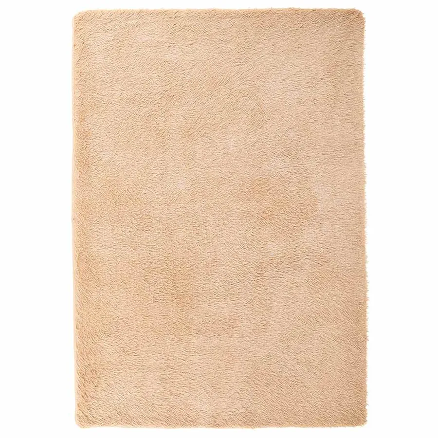 Beżowy prostokątny dywan z miękkim włosiem 160x230 - Tufi 4X