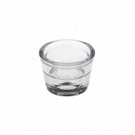 Świecznik Szklany Grube Szkło 2w1 Świecznik do Zalewu Świec JMD Group h 4,5