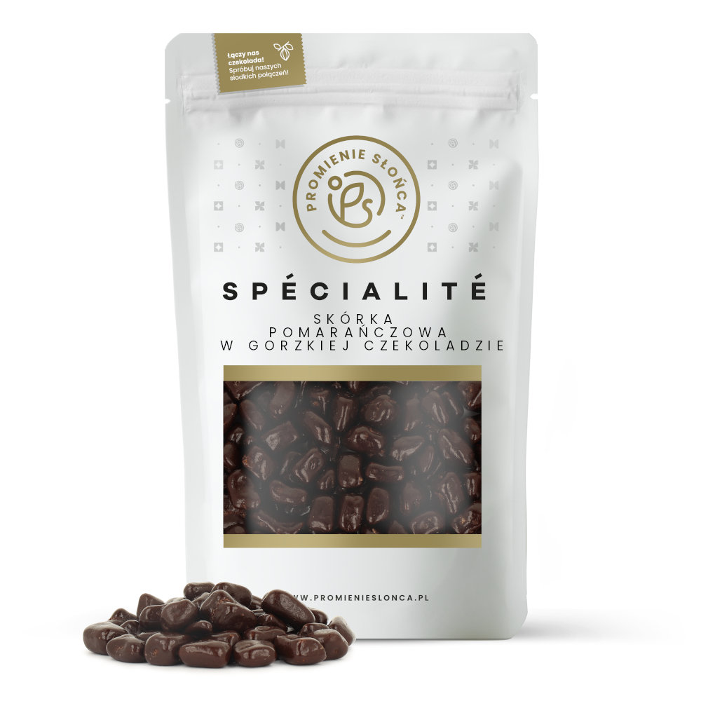 Skórka Pomarańczowa w Gorzkiej Czekoladzie 250 g