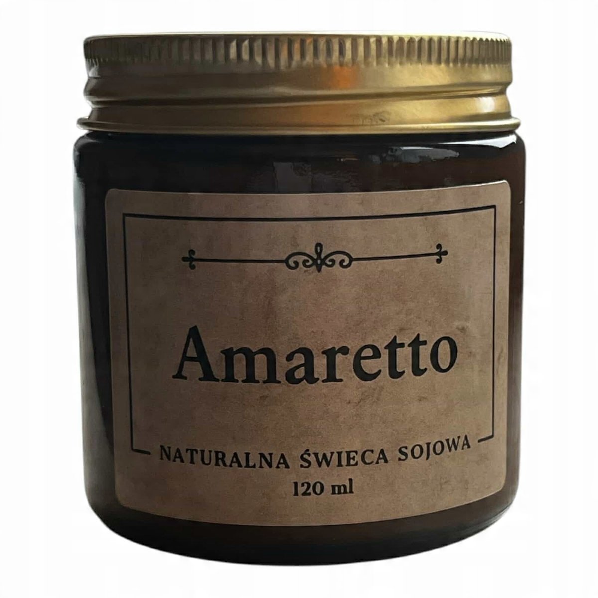 Naturalna Świeca zapachowa Amaretto 120 ml