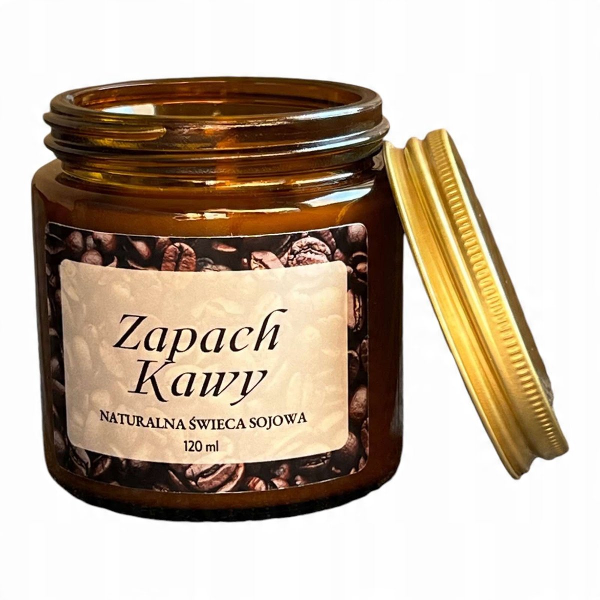 Naturalna Świeca zapachowa Zapach Kawy 120 ml