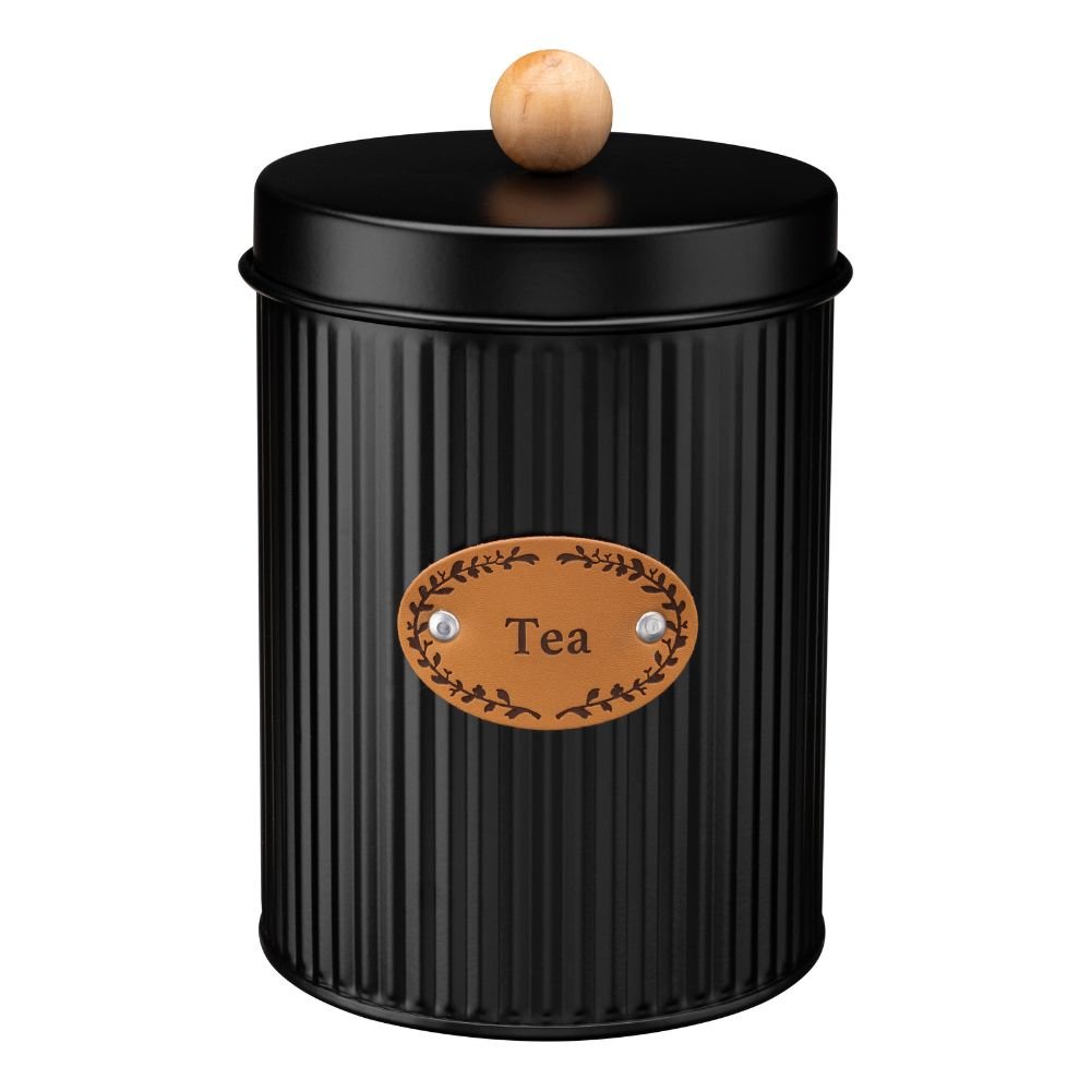 Pojemnik metalowy SIMO TEA czarny