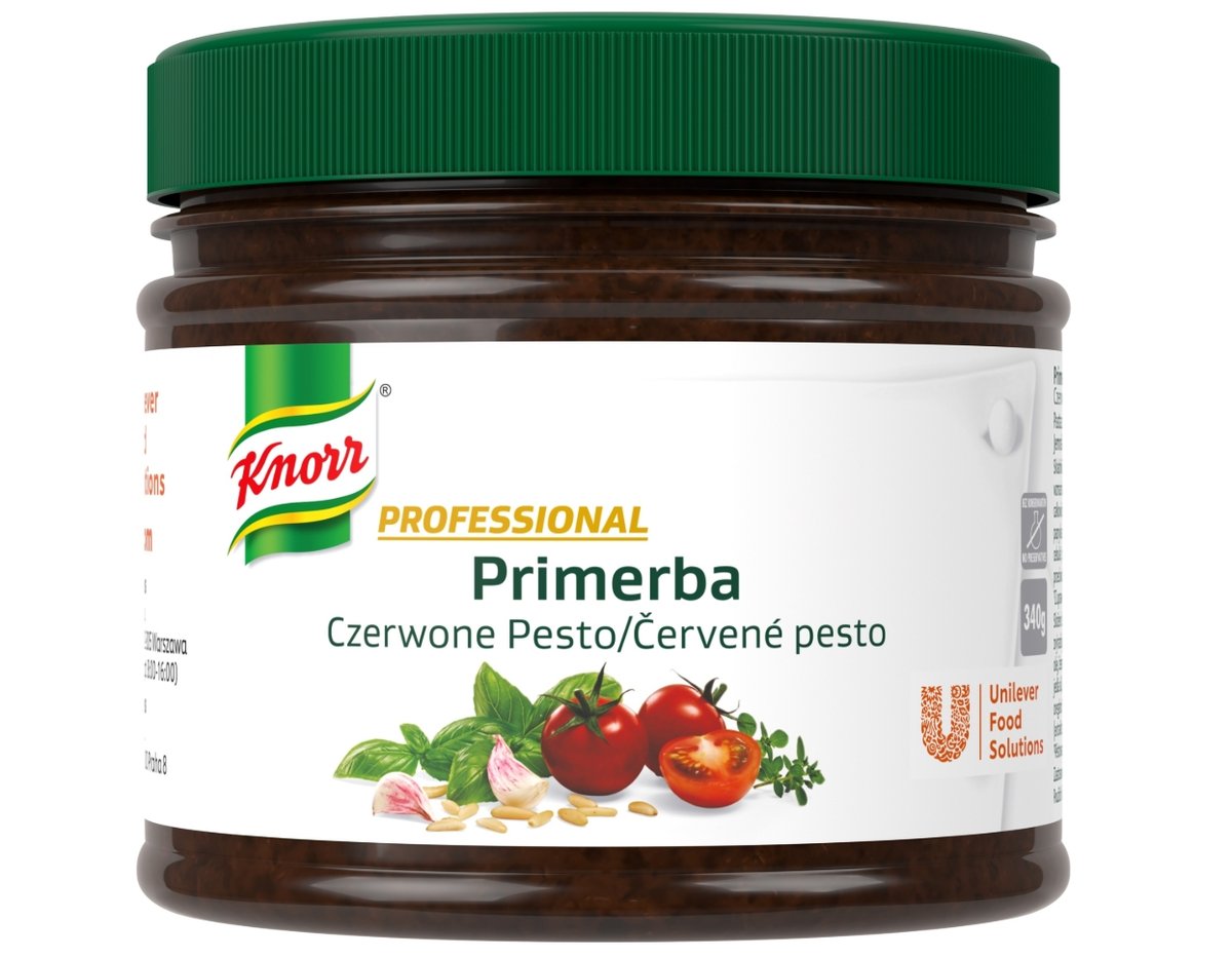 Czerwone pesto Pasta ziołowa Professional Primerba 340g - Knorr