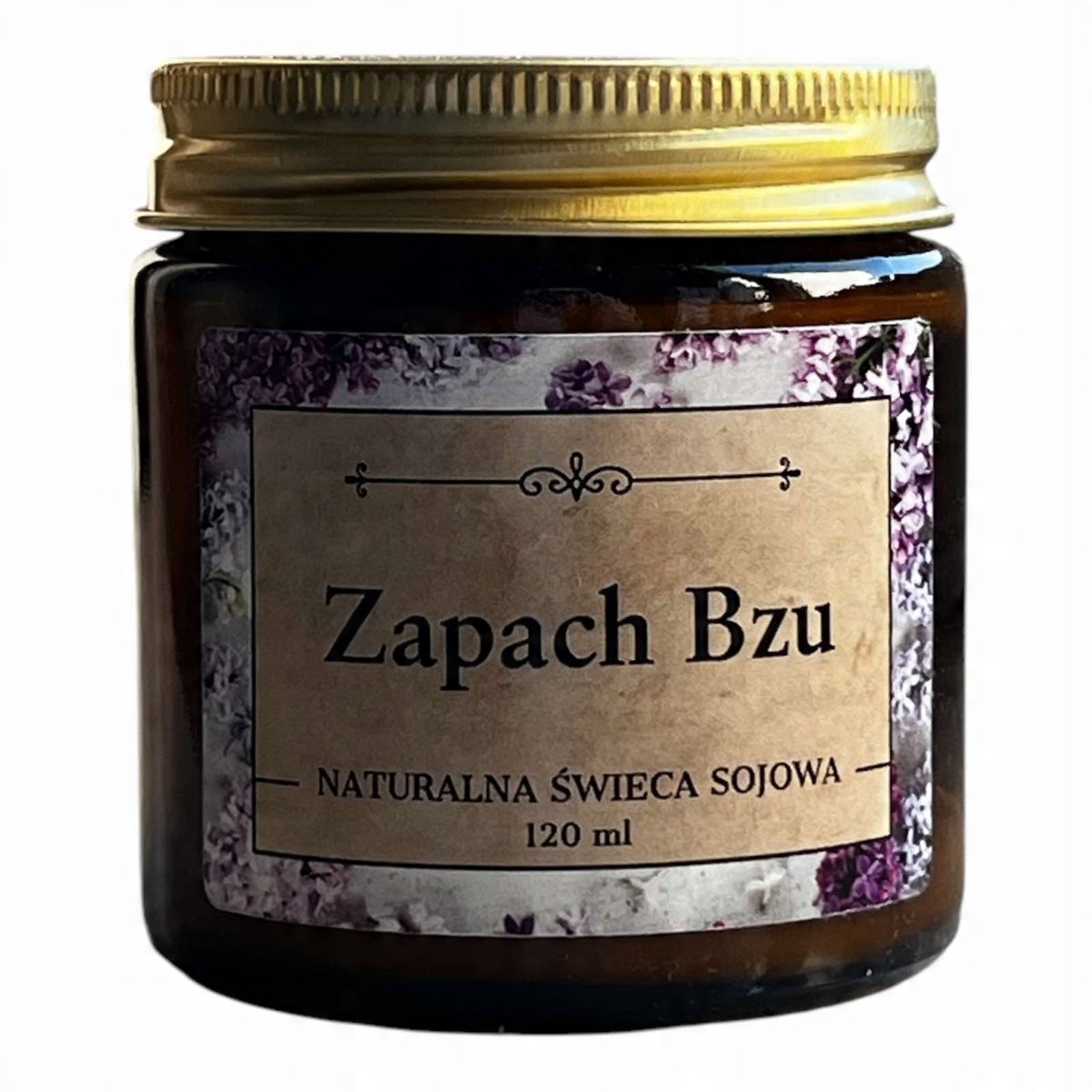 Naturalna Świeca zapachowa Zapach Bzu 120 ml