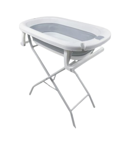 Wanienka Składana Wanna Dla Dzieci Turystyczna Silikonowa Ze Stelażem Nóżki