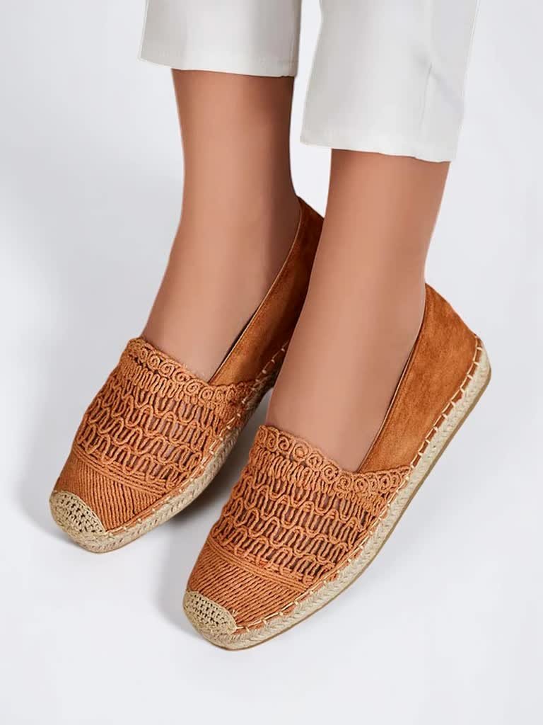 Royalfashion Ażurowe damskie espadryle Cetillad-37