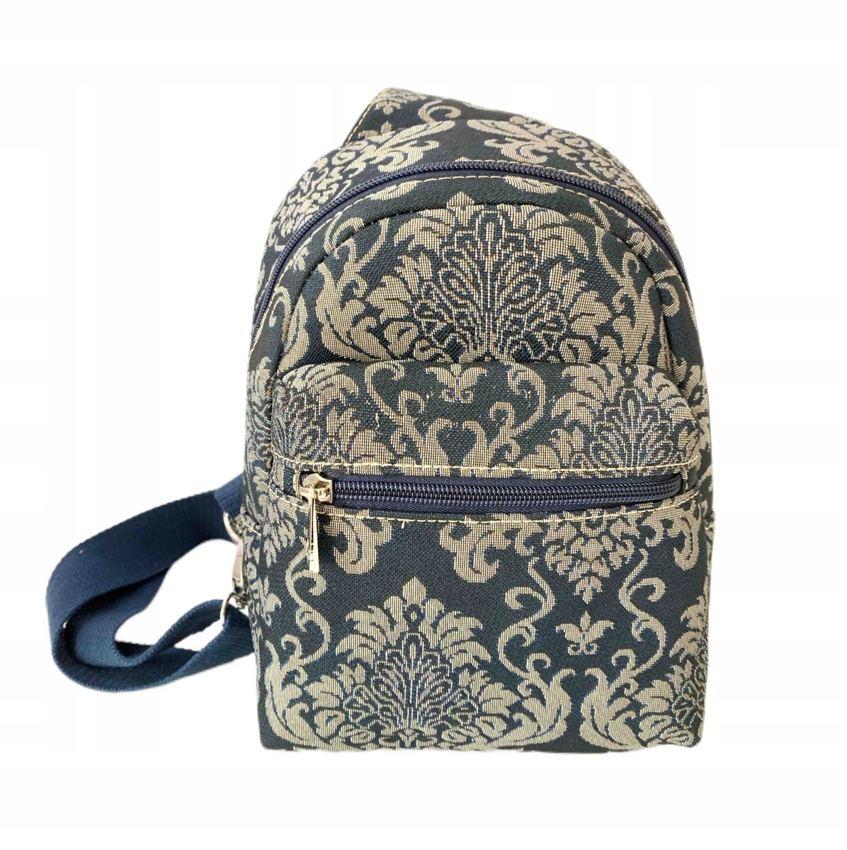 ELEGANCKA TORBA PLECAK ORIENT GRANAT GOBELIN