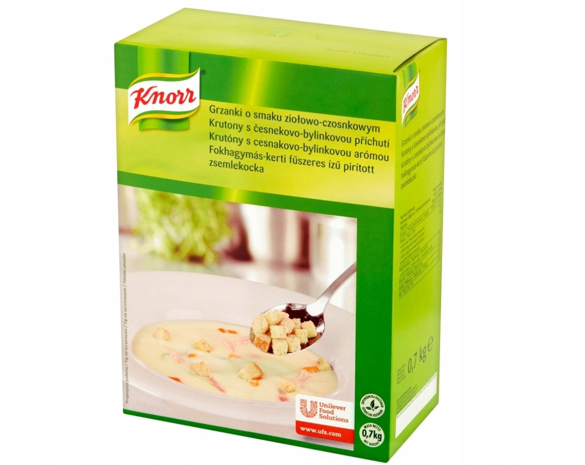 Grzanki o smaku ziołowo-czosnkowym 0,7 kg - Knorr