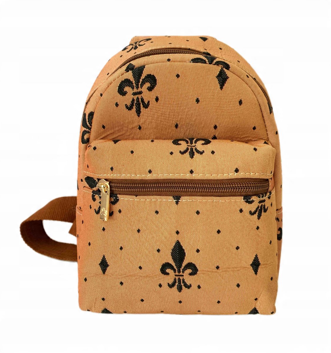 ELEGANCKA TORBA PLECAK ORNAMENT PUDROWY GOBELIN