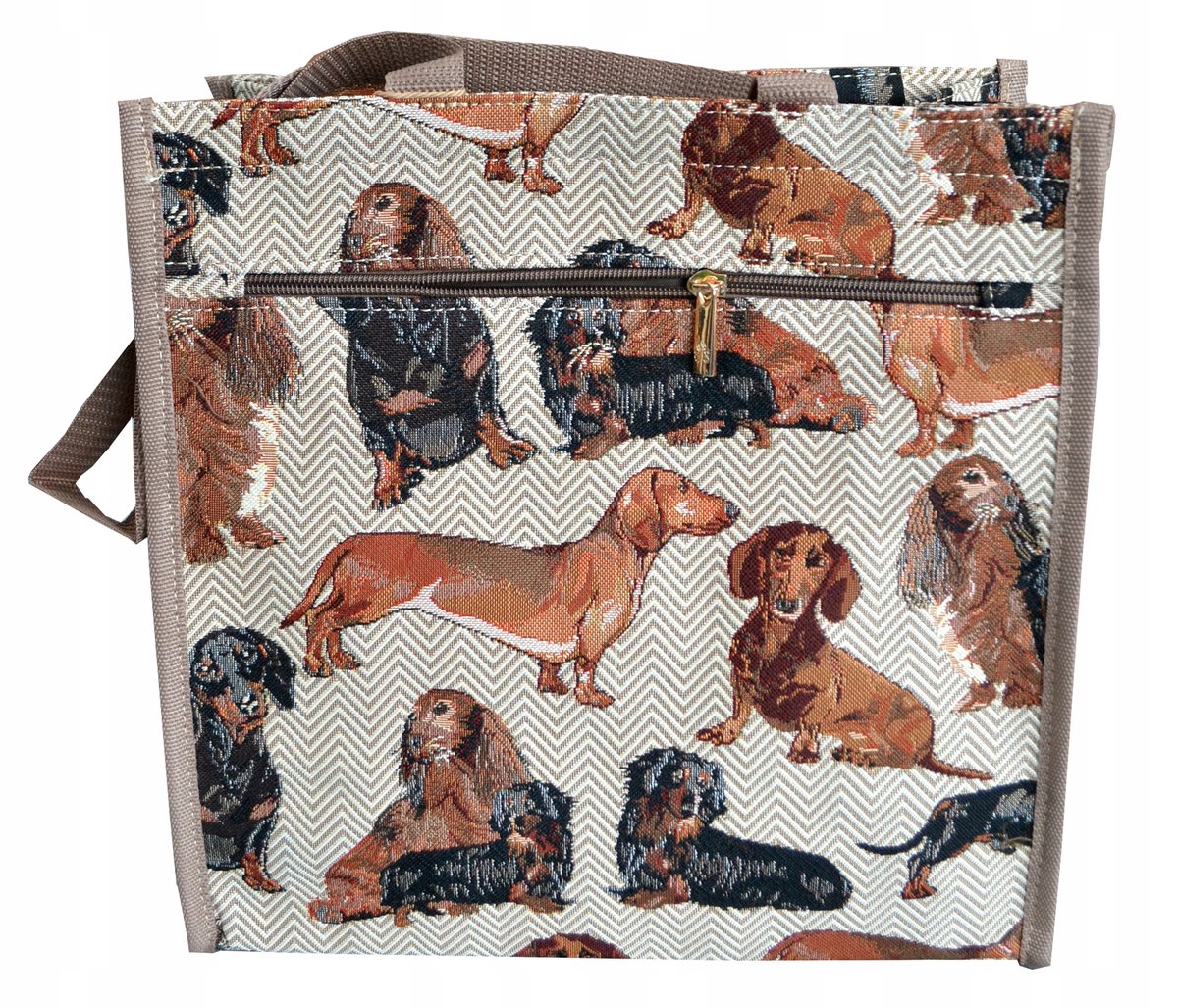 TORBA NA RAMIĘ T312 JAMNIKI GOBELINOWA