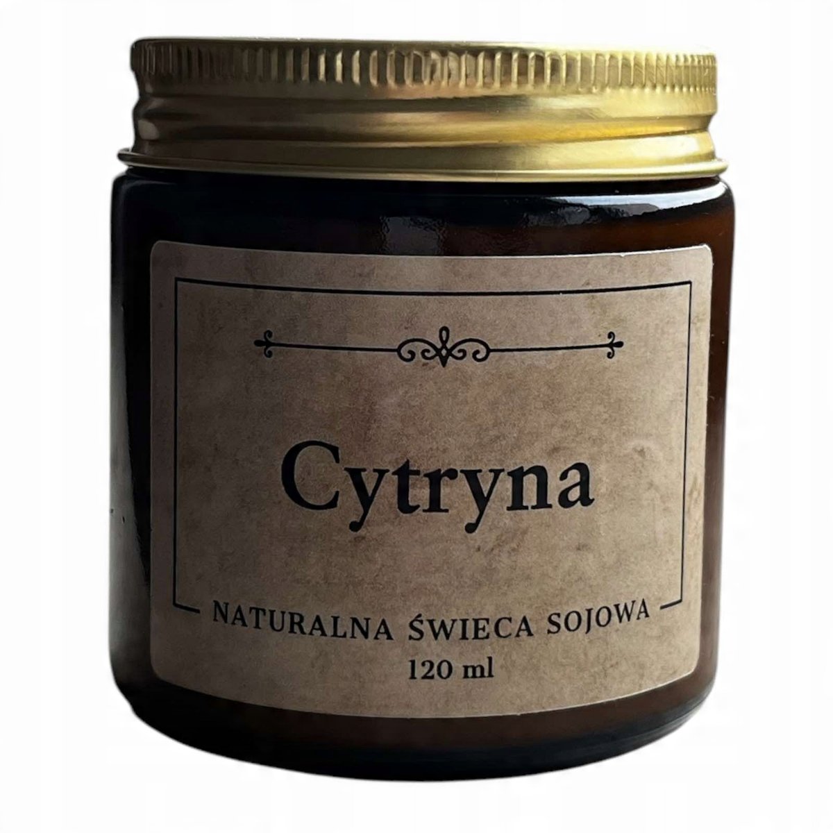 Naturalna Świeca zapachowa Cytryna 120 ml