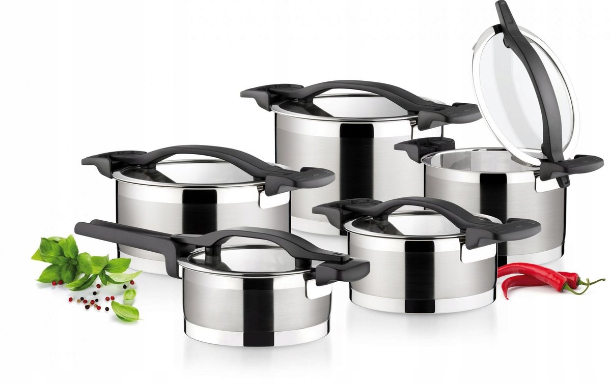 TESCOMA GARNKI ULTIMA 10 EL KOMPLET GARNKÓW