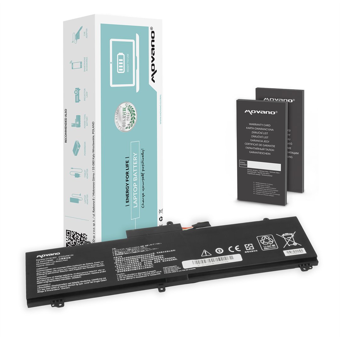 Bateria C41N1837 Asus Rog Zephyrus GA502 GU502 GX502 Dash F15 FX516