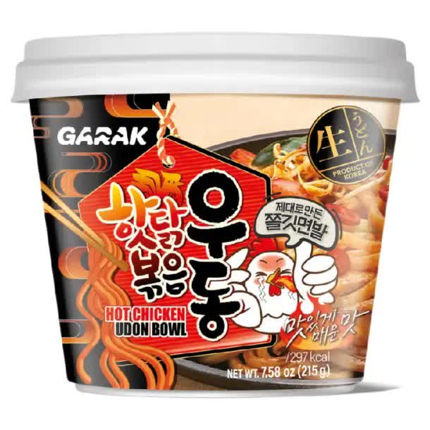 Koreański Udon Ostry Kurczak 215g