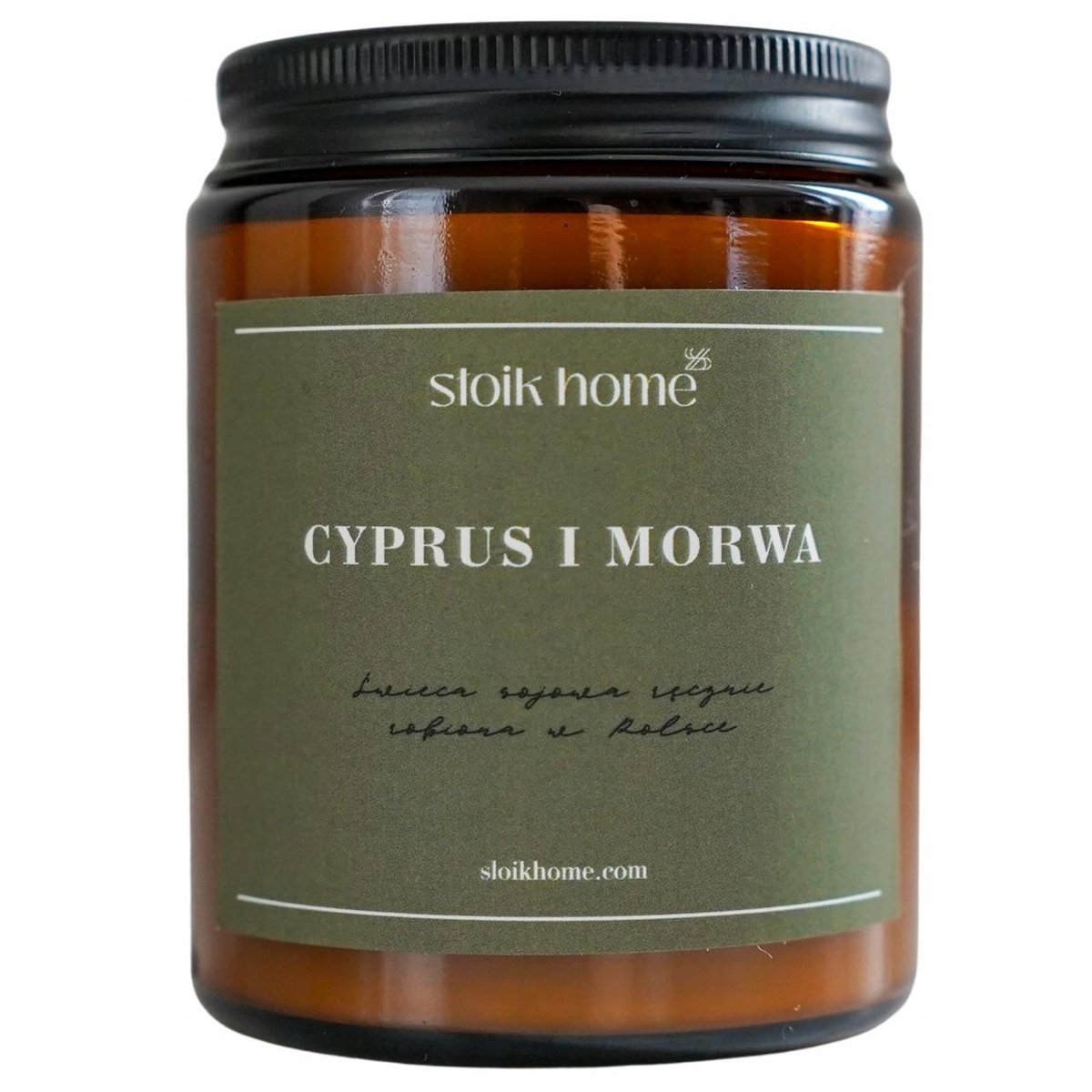 Świeca sojowa Cyprus i Morwa – zapachowa 150 ml Słoik Home