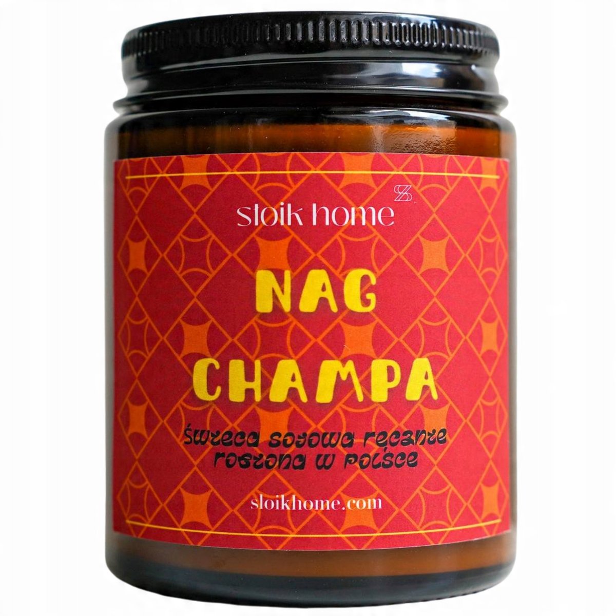 Świeca sojowa naturalna Nag Champa – zapachowa 150 ml Słoik Home