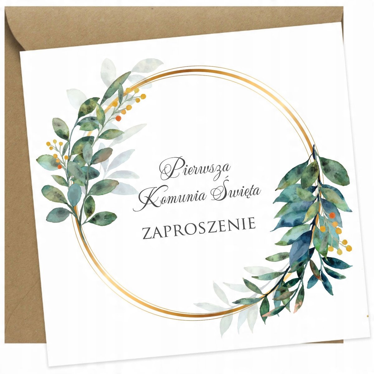 ZAPROSZENIE NA KOMUNIĘ PIERWSZA KOMUNIA ŚWIĘTA IMIĘ KOPERTA DUŻO WZORÓW 2