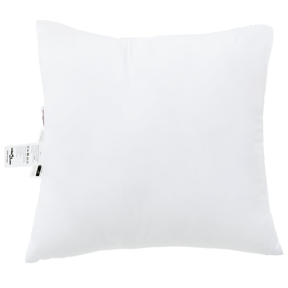 vidaXL Poduszka Biały 80 x 80 cm 85gsm 100% poliester