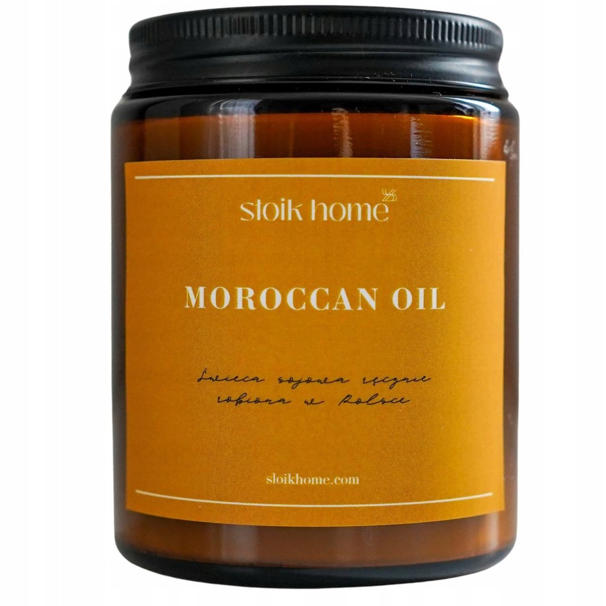 Świeca sojowa Moroccan Oil – zapachowa 150 ml Słoik Home