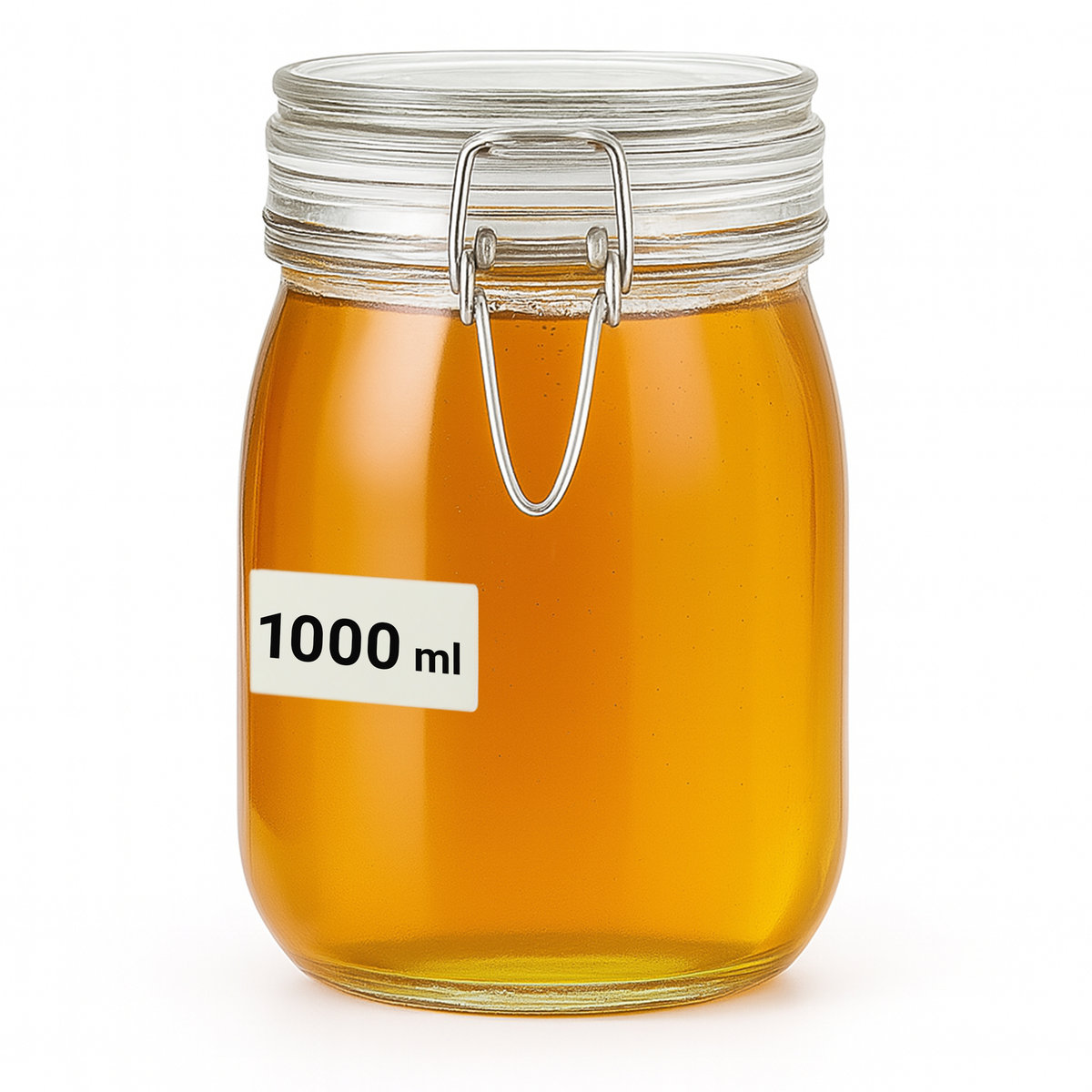 Słoik Szklany 1L na Miód Owsianke Przetwory Hermetyczny Słój z Klamrą