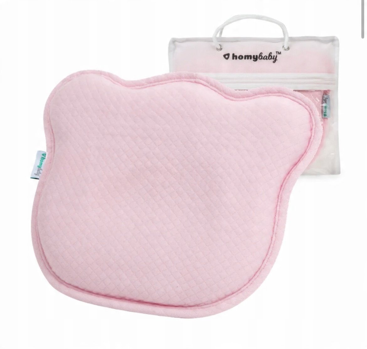 Poduszka dla dziecka różowa poduszka dla niemowlaka poduszka do karmienia