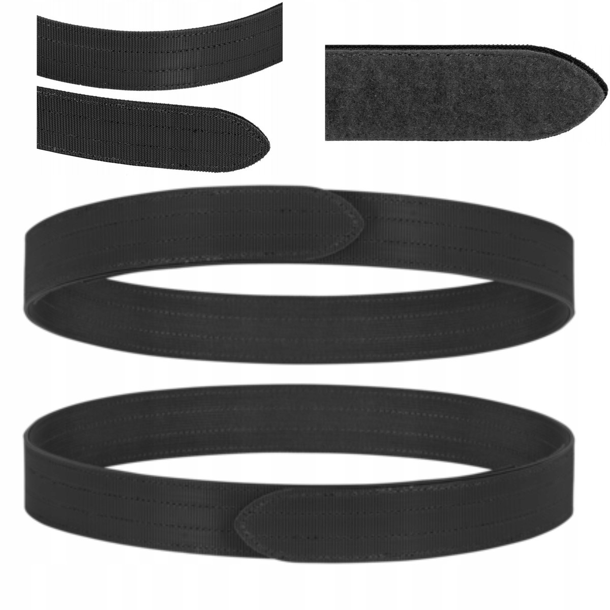 PASEK WZMOCNIONY PAS TAKTYCZNY WEWNĘTRZNY CZARNY SZTYWNY 118 CM L / XL