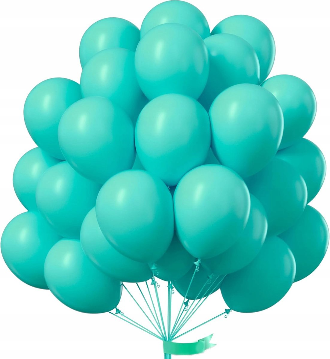 Balony Turkusowe Urodzinowe Na Roczek Urodziny Ślub Duże Xxl 12 Cali 50 Szt