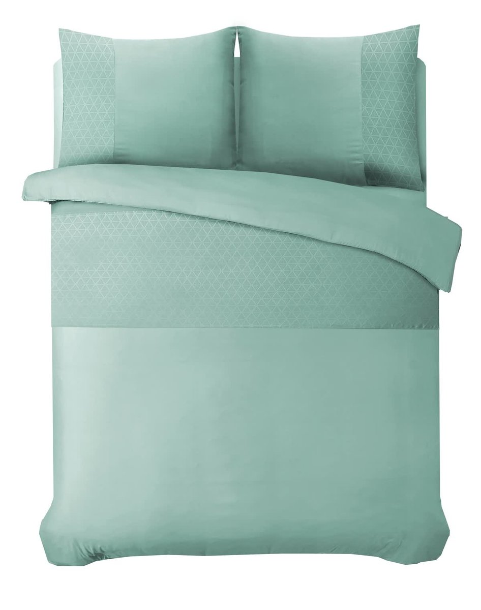 240x220 MONTE NEGRO miętowy zielony kpl pościeli mikrofibra