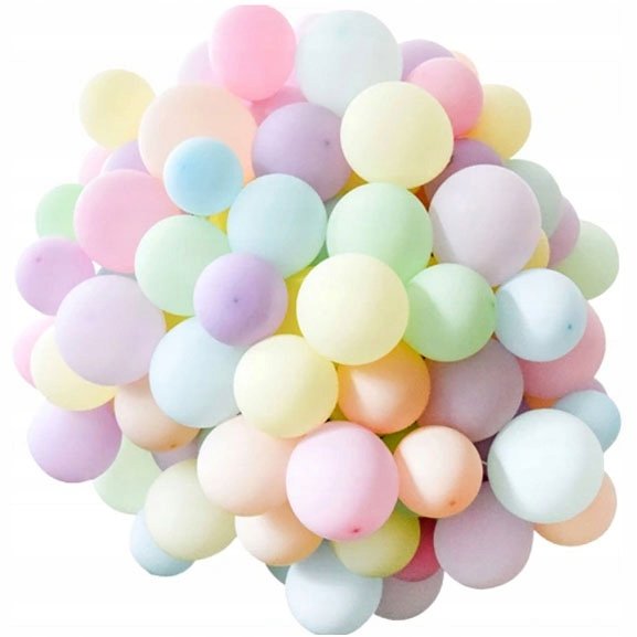 Balony Urodzinowe Pastelowe Kolorowe 30Cm 100Szt Na Ślub Urodziny Przyjęcia