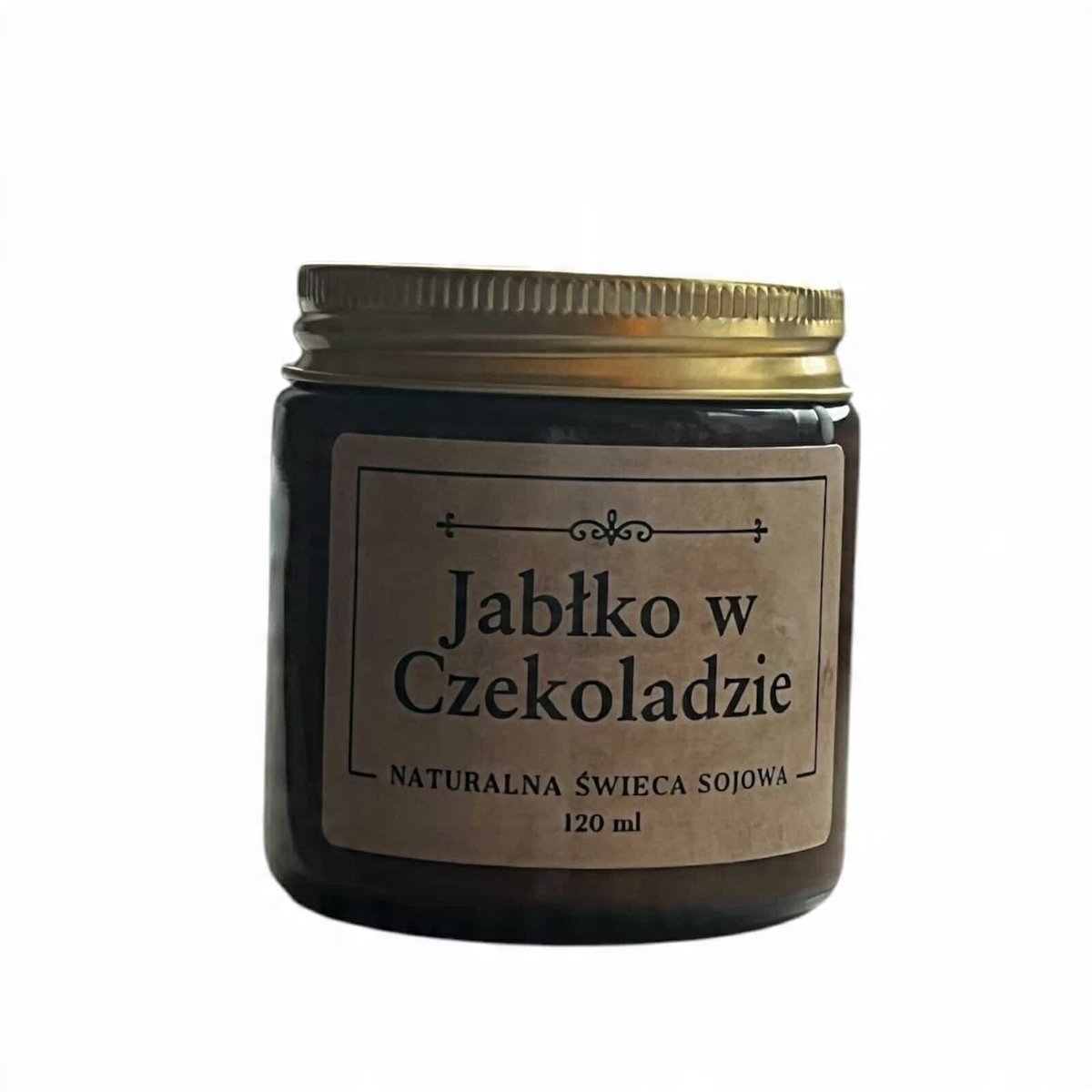 Naturalna Świeca zapachowa Jabłko w Czekoladzie 120 ml