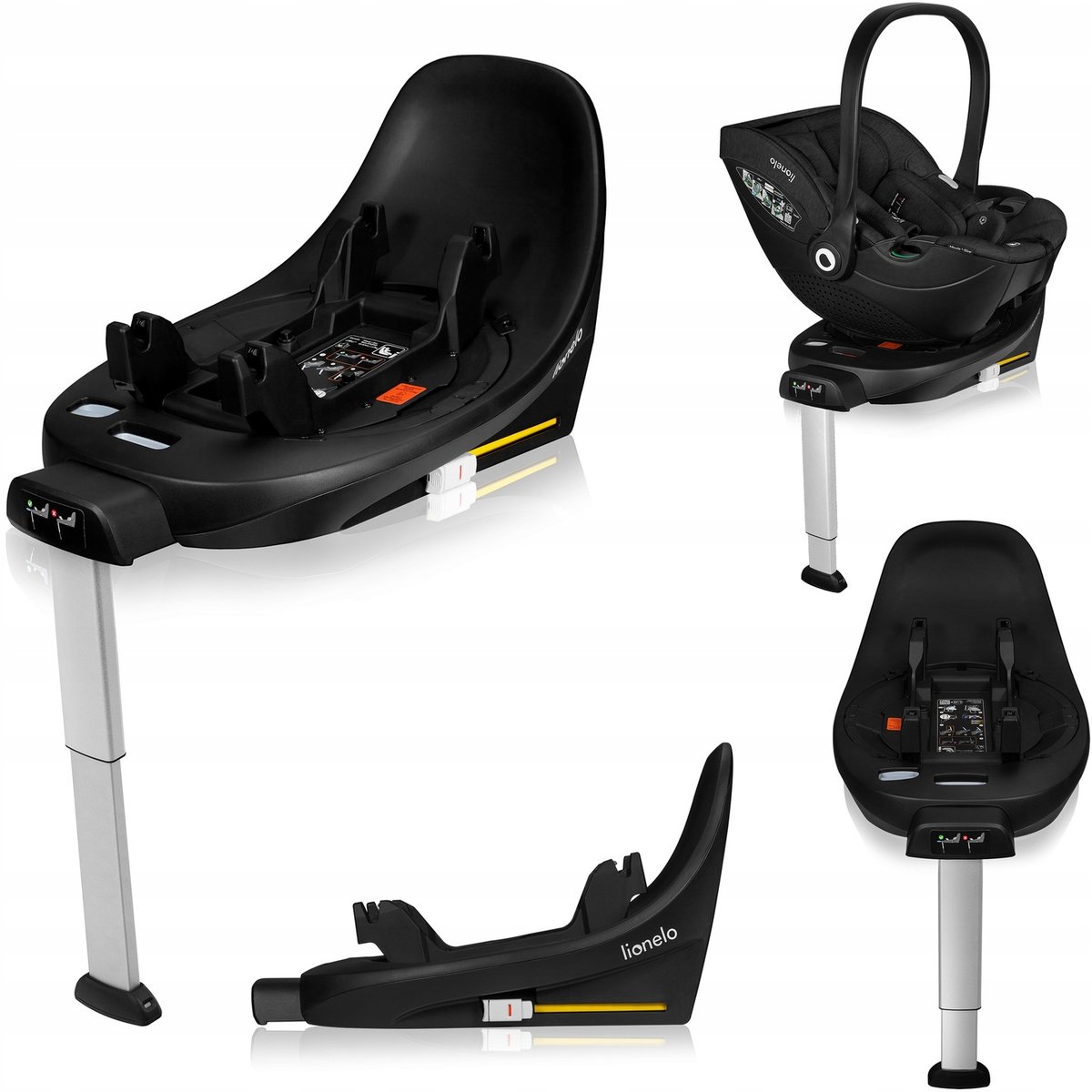 Baza do fotelika Moxie I-Size z ISOFIX obrotowa Lionelo Moxie Base