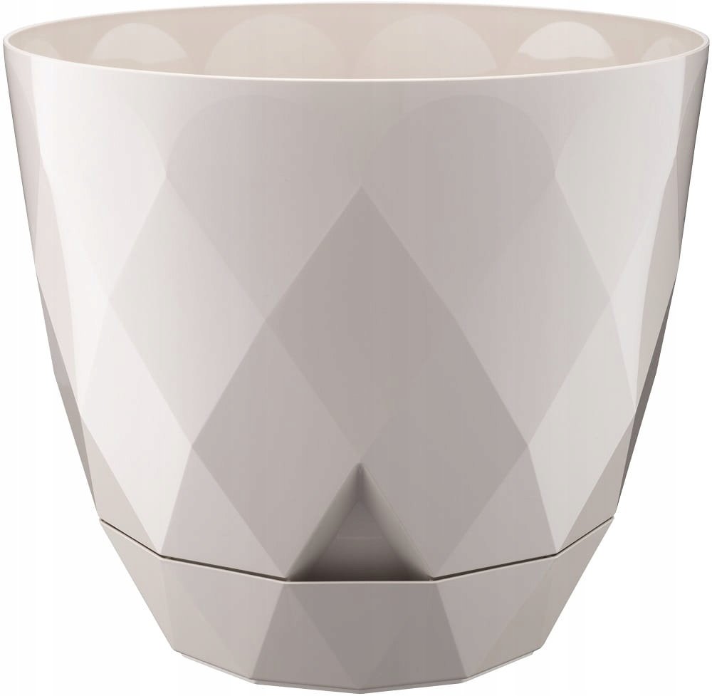 Osłonka KARO 27,5cm z podstawką beż GALICJA