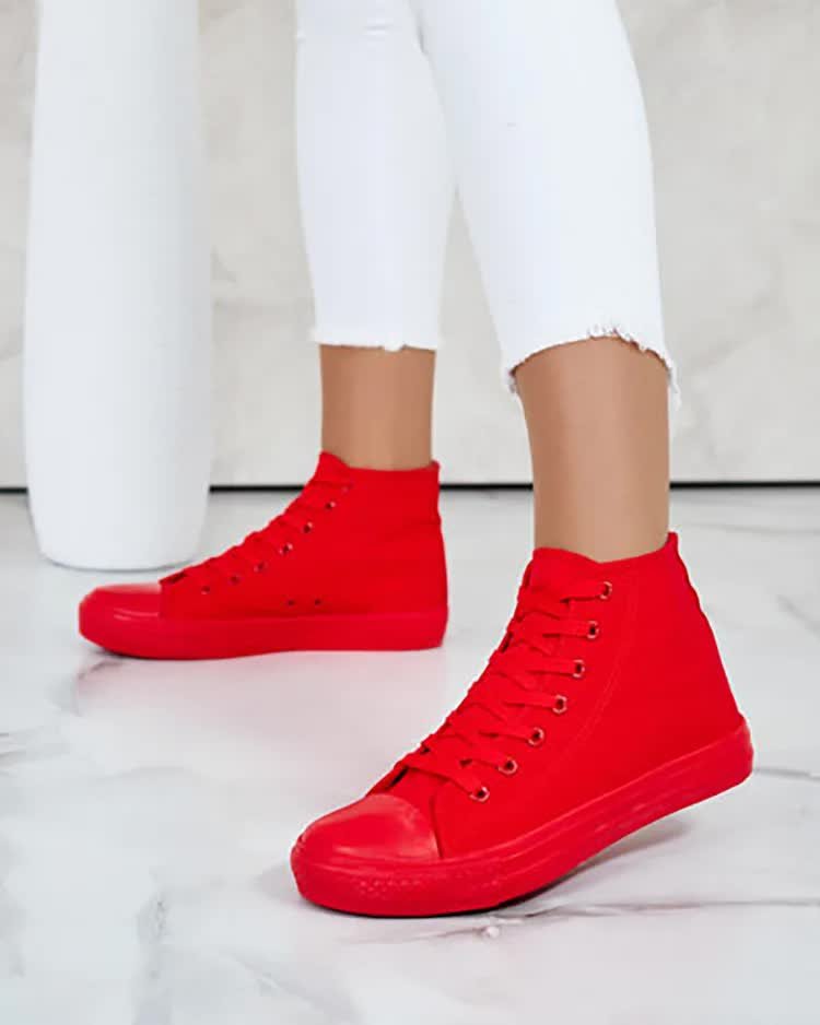Royalfashion Wysokie trampki damskie Hollas-37