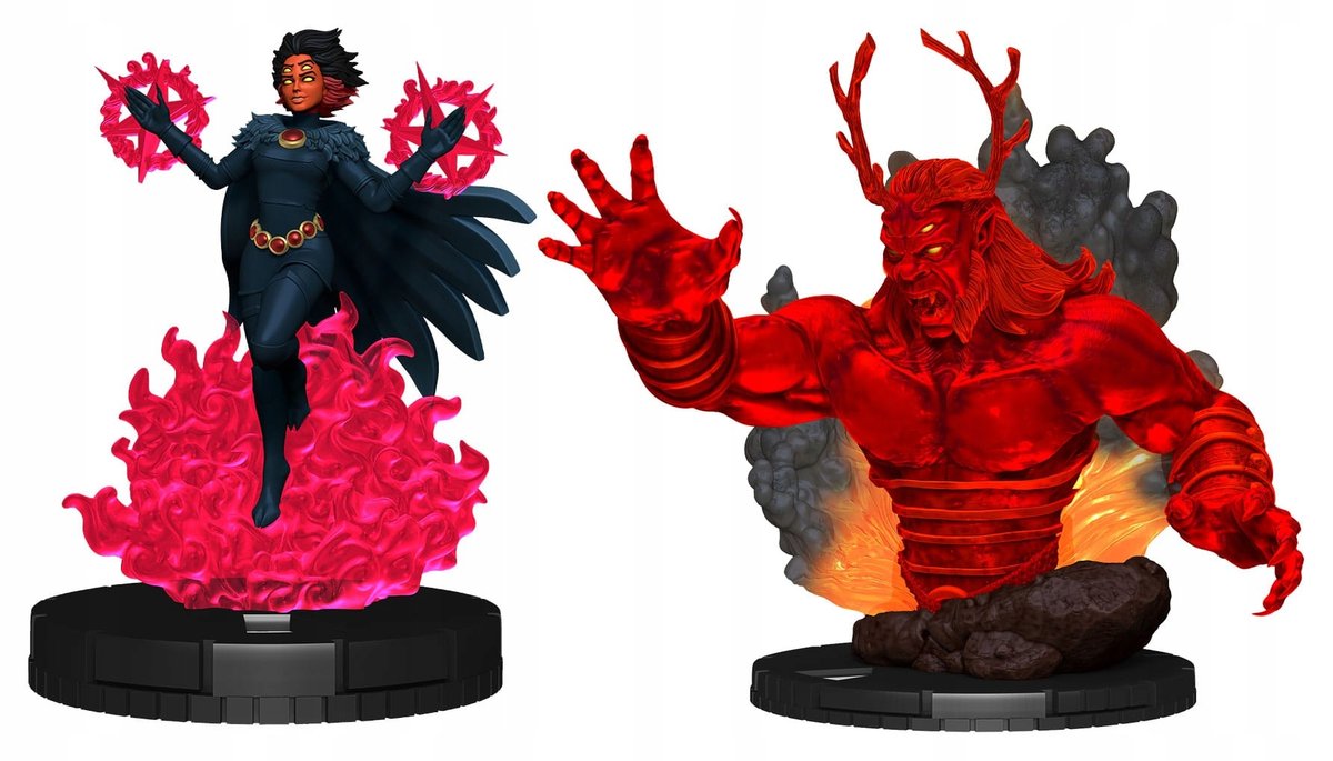 Dc Comics HeroClix Iconix: Trigon and Raven 10 cm