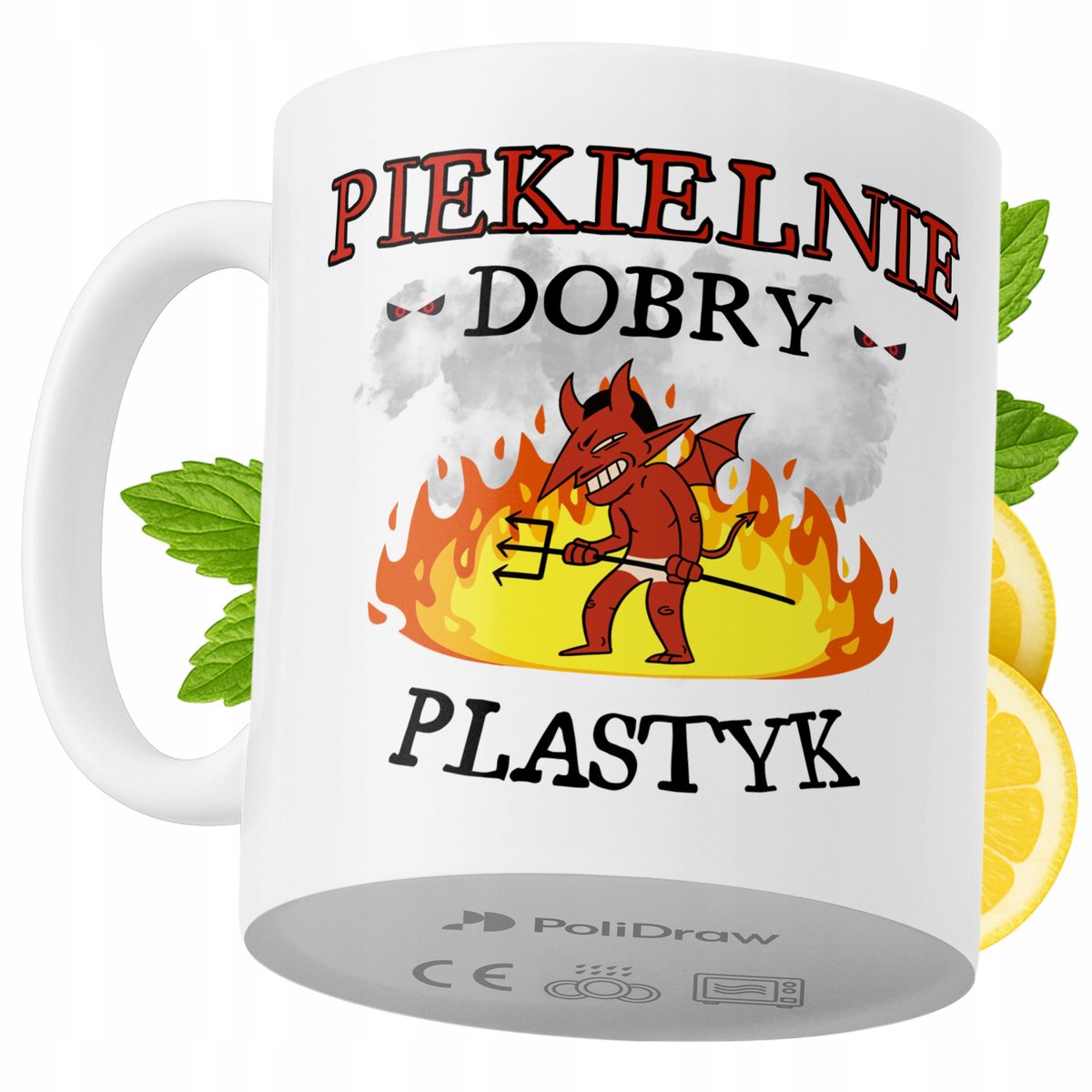 Kubek Dla Plastyka na Prezent z Nadrukiem ze Zdjęciem 330 ml PoliDraw + Opakowanie na prezent (wzór 01)