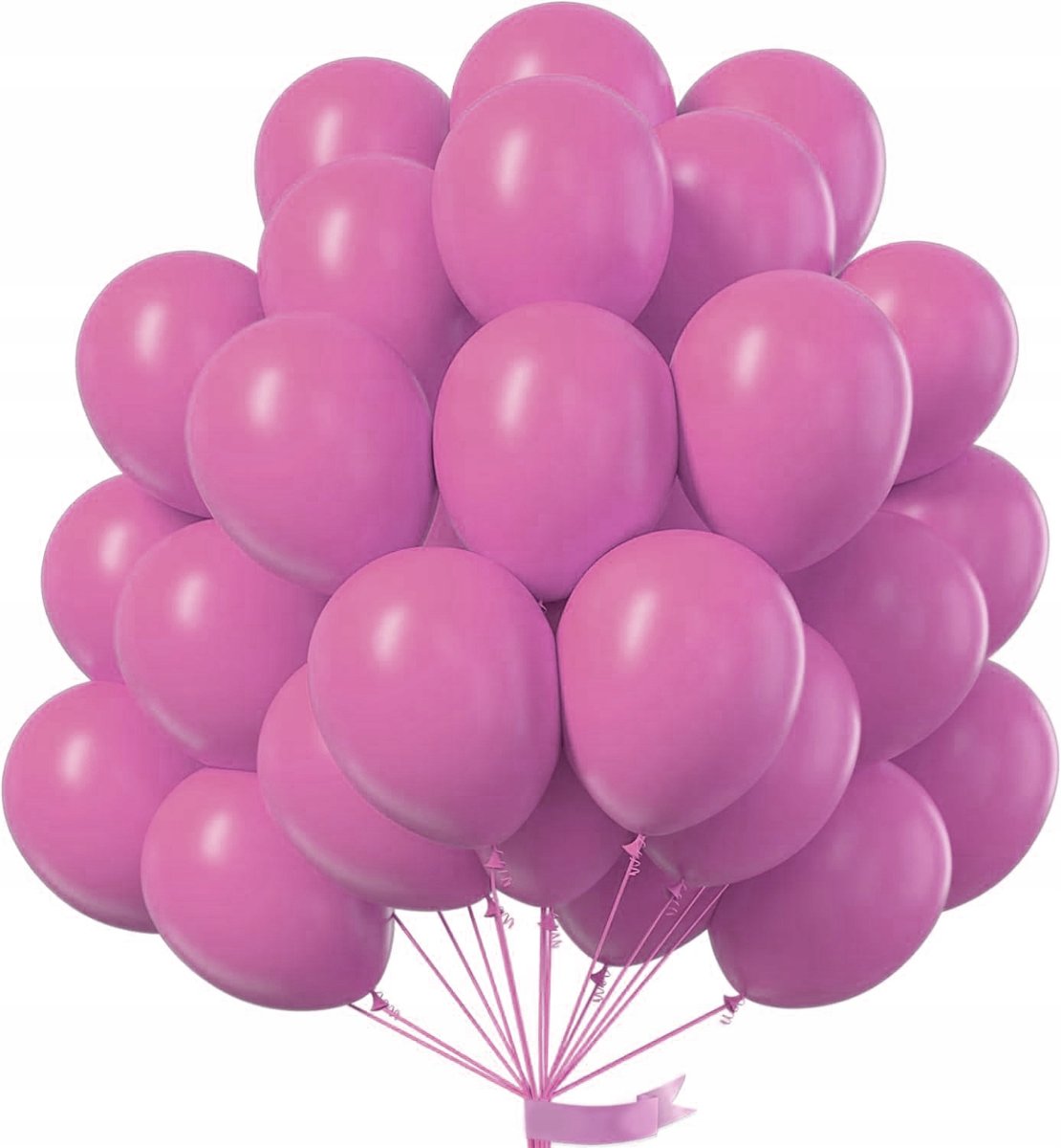 Balony Różowe Urodzinowe Na Chrzest Roczek Ślub Duże Xxl 12 Cali 50 Szt