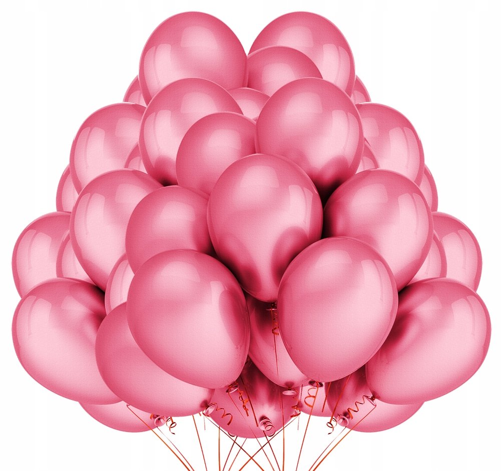 Balony Metaliczne Jasne Różowe Ślub 32Cm 50Szt