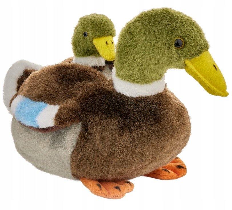 Maskotka Kaczka Polska Krzyżówka z dzieckiem - 20cm