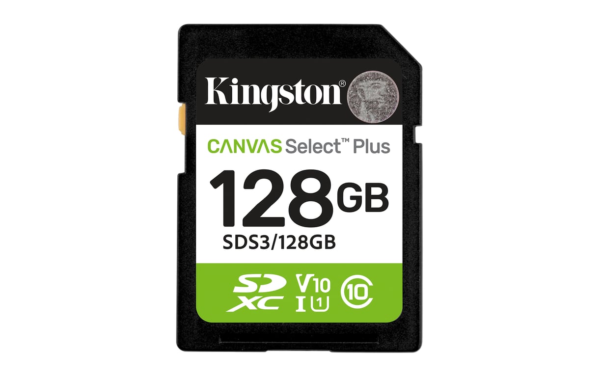 Kingston Technology Canvas Select Plus Gen3 128 GB SD UHS-I Klasa 10 SDS3/128GB