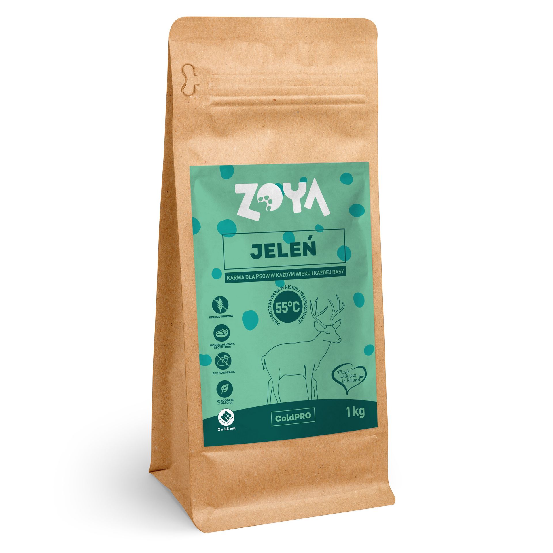 ZOYA ColdPRO Jeleń - sucha karma dla psa - 1kg