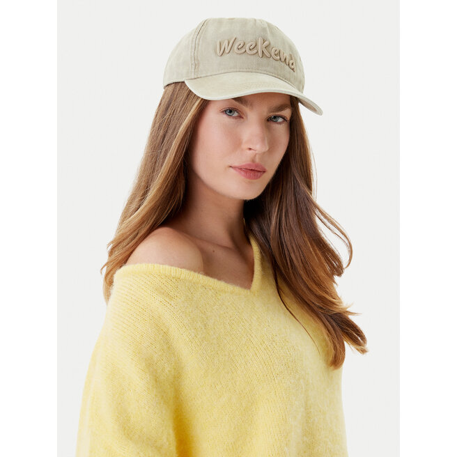 Czapka z daszkiem Weekend Max Mara Bruno 2525576024 Beżowy