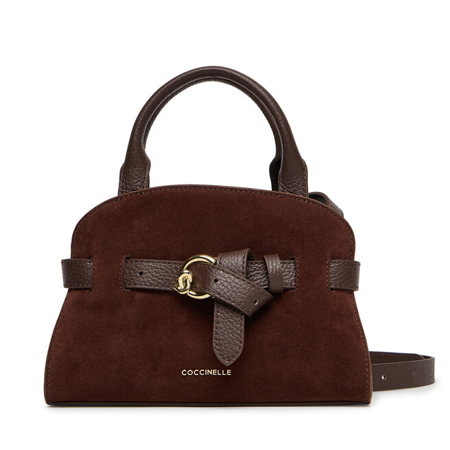Torebka Coccinelle Tlb Coccinellesabine Suede Bi E1 TLB 18 03 01 Brązowy