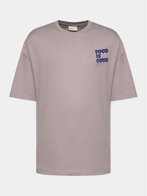 Outhorn T-Shirt OTHAW23TTSHM0857 Fioletowy Regular Fit